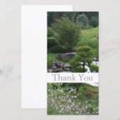 Jardin 3 avec Chats Merci Cartes photos 1 (Devant / Derrière)