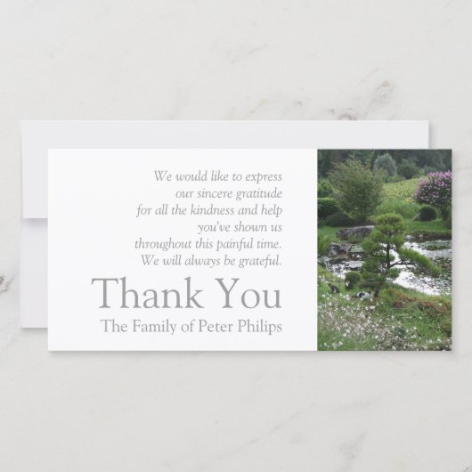 Jardin 3 avec le Merci 2 de sympathie de chats (Devant)