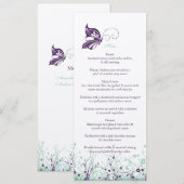 Jardin 9 de papillon de ~ de menu (Devant / Derrière)