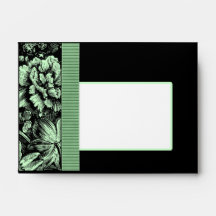 Jardin A6 Enveloppe carte pour notes/invitation