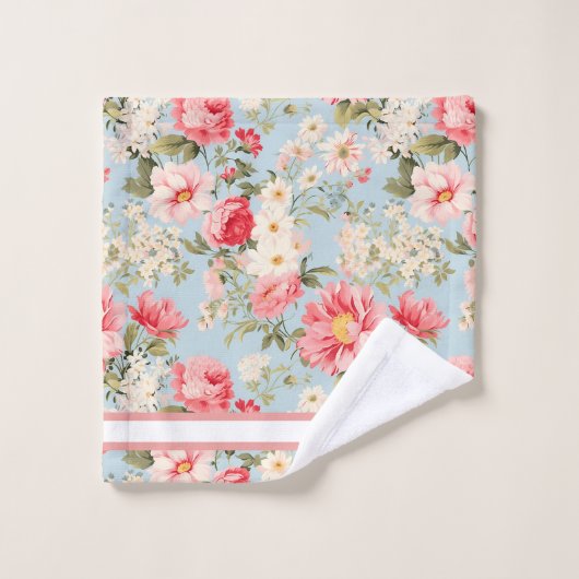 Jardin à fleurs de campagne anglais (Gant de toilette)