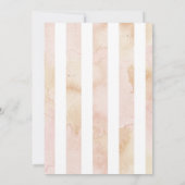 jardin à ressort élégant Baby shower Invitation (Dos)