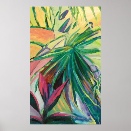 Jardin Abstracto I Poster (Voorkant)