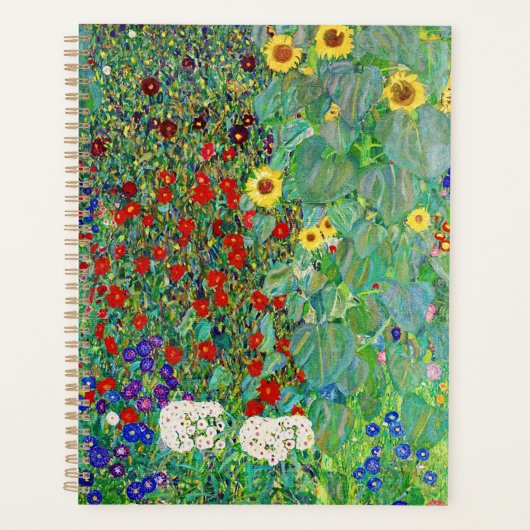 Jardin Agricole Gustav Klimt Avec Peinture De Fleu (Devant)