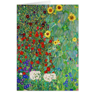 Jardin Agricole Gustav Klimt Avec Peinture De Fleu