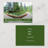 Jardin anglais aménageant le carte de visite en (Devant / Derrière)