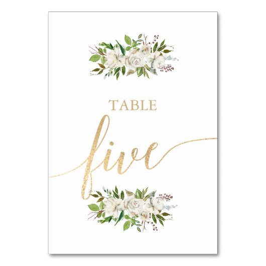Jardin antique | CARTE D'OR MARIAGE Floral 5 (Par défaut)