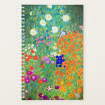 Jardin aux fleurs Gustav Klimt<br><div class="desc">Planneur représentant le Jardin des fleurs de Gustav Klimt (1906). Un beau jardin de fleurs violettes, rouges, blanches, bleues et oranges. Un grand cadeau pour les amateurs d'art Art Nouveau et autrichien.</div>