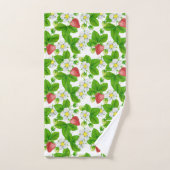 Jardin aux fraises (Serviette à main)