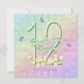 Jardin aux papillons Invitation à la fête du 12e a (Devant)