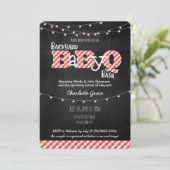 Jardin BaByQ Bash Baby shower BBQ Invitation (Debout devant)