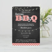 Jardin BaByQ Bash Baby shower BBQ Invitation (Debout devant)