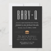 Jardin BabyQ BBQ Baby shower Couples Invitation (Devant)