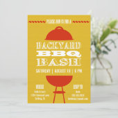 Jardin barbecue barbecue Bash| Invitation de fête  (Debout devant)