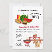 Jardin barbecue Grillin & Chillin Invitation d'ann (Devant)