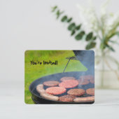 Jardin Barbecue Invitation (Debout devant)