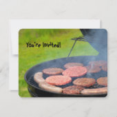 Jardin Barbecue Invitation (Devant)