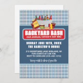 Jardin Bash Fête des pères annuelle Invitations ba (Devant / Derrière)