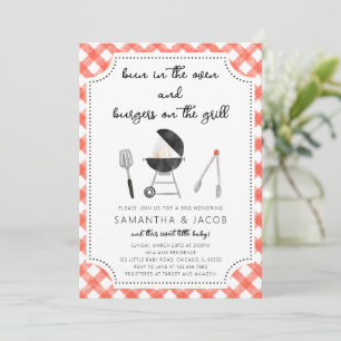 Jardin BBQ Baby shower Invitation