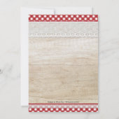 Jardin BBQ Couples Baby shower Invitation (Dos)