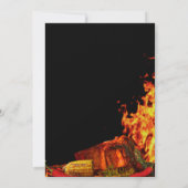 Jardin BBQ invitation Barbeque anniversaire invita (Dos)