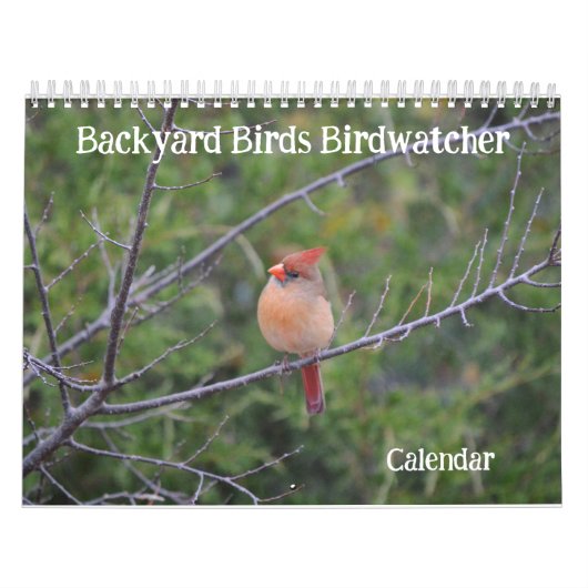 Jardin Birds Birdwatcher Calendrier (Protection)