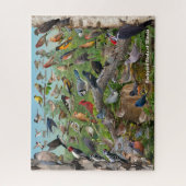 Jardin Birds of Illinois Puzzle (Vertical)