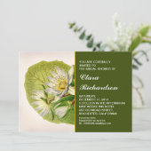 jardin blanc lily nuptiale invitation douche nupti (Debout devant)