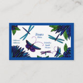 Jardin Bleu Cartes de visite (Devant)