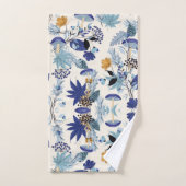 Jardin bleu d'automne d'ombre (Serviette à main)