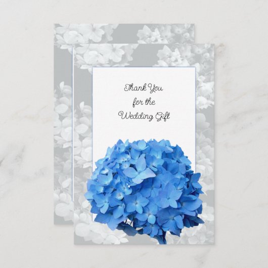 Jardin Bleu Hydrangea Appartement Merci Note (Devant / Derrière)