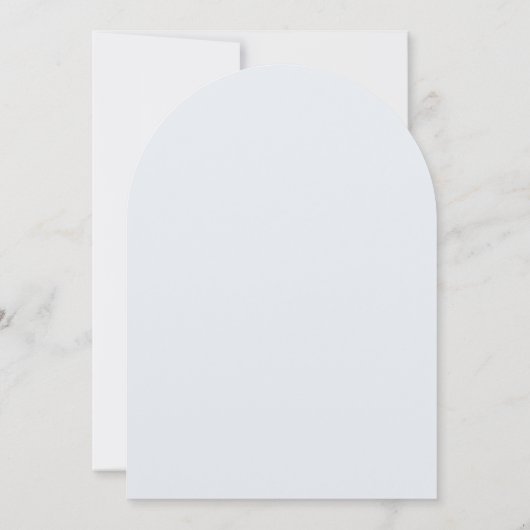 Jardin Bleu Mariage Arc Invitations (Dos)