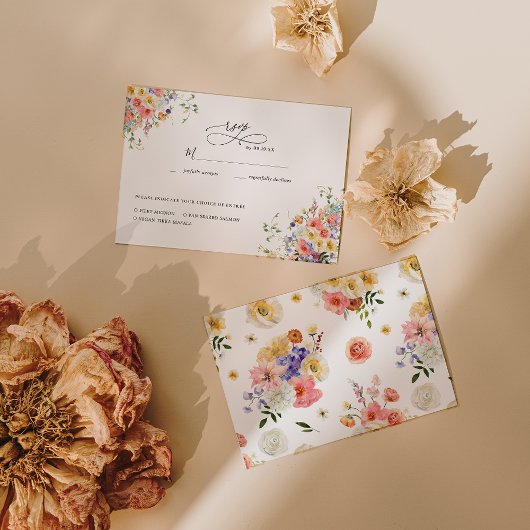 Jardin Bohème Fleur Sauvage | RSVP de mariage
