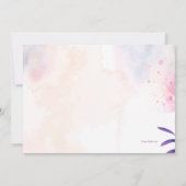 Jardin botanique des rêves Prom Invitations (Dos)