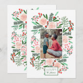 Jardin botanique Noël | CARTE PHOTO (Devant / Derrière)