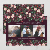 Jardin botanique Noël | CARTE PHOTO (Devant / Derrière)