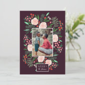 Jardin botanique Noël | CARTE PHOTO (Debout devant)