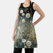 Jardin botanique romantique fleur sauvage tablier (Insitu)