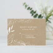 Jardin botanique rustique Mariage RSVP (Debout devant)