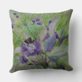 Jardin bumble abeille sur un coussin (Verso)