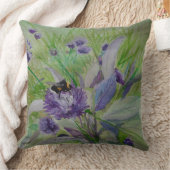Jardin bumble abeille sur un coussin (Couverture)