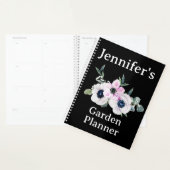 Jardin Calendrier Floral Black Gardening (Devant avec enveloppe)