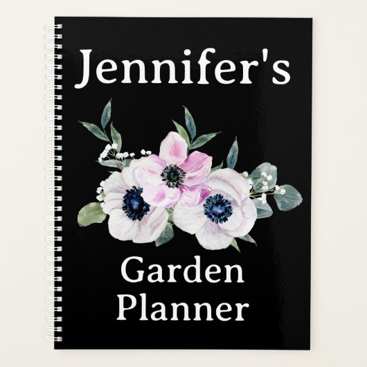 Jardin Calendrier Floral Black Gardening (Devant)