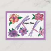 Jardin calme Cartes de visite (Dos)