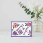 Jardin calme Cartes de visite (Debout devant)