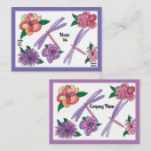 Jardin calme Cartes de visite (Devant / Derrière)