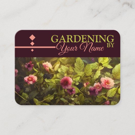 JARDIN - Carte de visite (Devant)