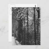 Jardin clôturé Carte postale (Devant / Derrière)