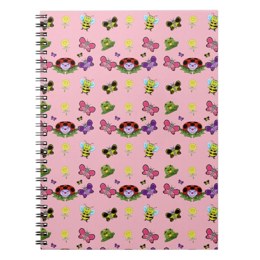 Jardin coloré Carnet spiral (Devant)