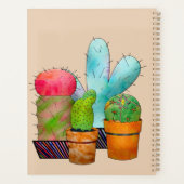 Jardin coloré de Cactus (Dos)